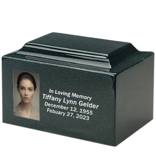 Boundless Granite Photo Urn