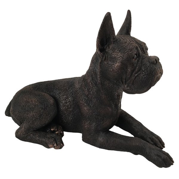Boxer Shadow Cast Dog Urn II