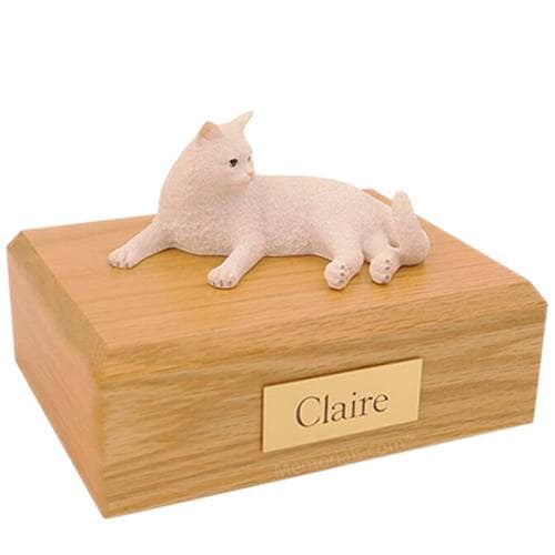 British White Shorthair X Large Cat Urn