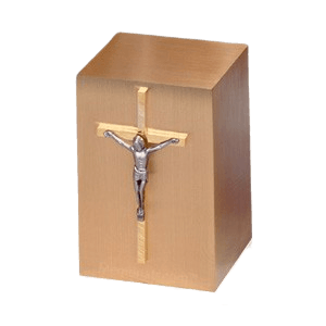 Crucifix Cross Large Infant Cremation Urn