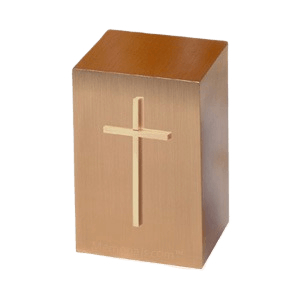 Protestant Cross Large Infant Cremation Urn