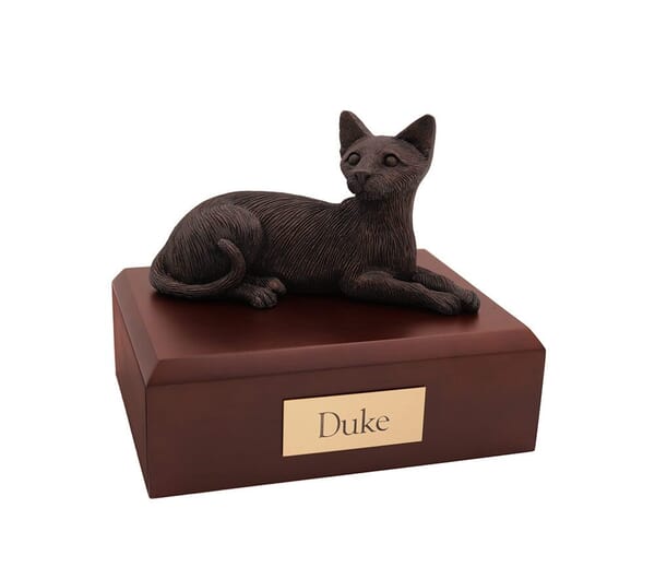 Bronze Siamese X Large Cat Urn
