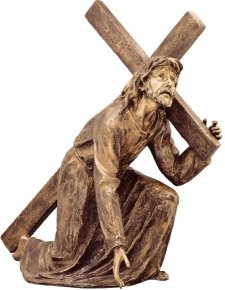Jesus Cross Bronze Statues