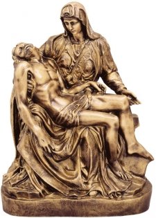 Pieta Bronze Statues