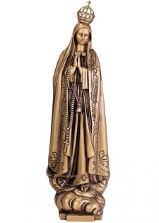 Virgen De Fatima Bronze Statues