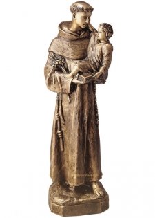 Saint Anthony Small Bronze Statues
