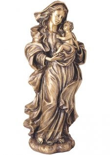 Mother With Child Bronze Statues