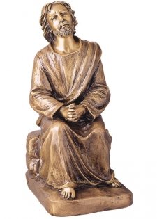 Jesus Prayer Bronze Statues