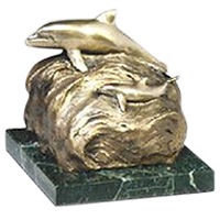 Dolphins at Sea Pet Keepsake Urn