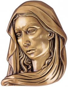 Madona Wall Bronze Statues