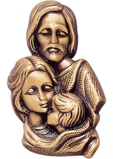 Family Wall Bronze Statues
