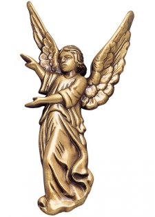 Offering Angel Wall Bronze Statues