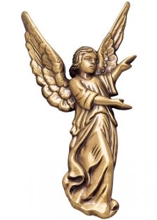 Offering Angel Wall Bronze Statues II