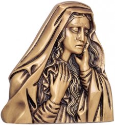 Maria De Lourdes Wall Bronze Statues