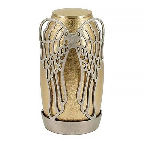 Bronze Wings Religious Urn