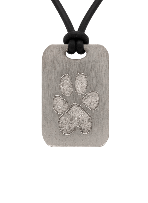 Bronze Pawprint Keepsake Pendant