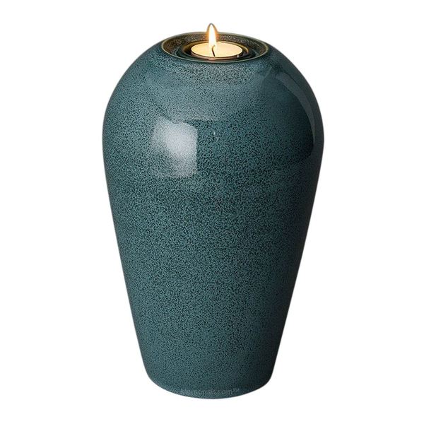 Burning Light Sage Ceramic Urn