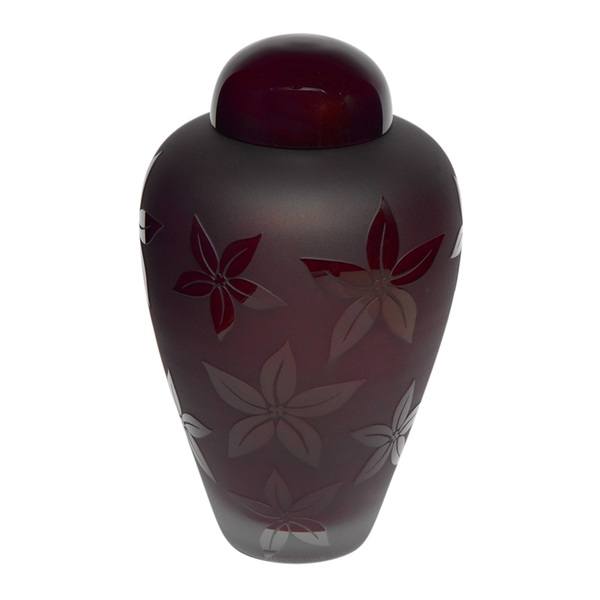 Burning Star Glass Urn