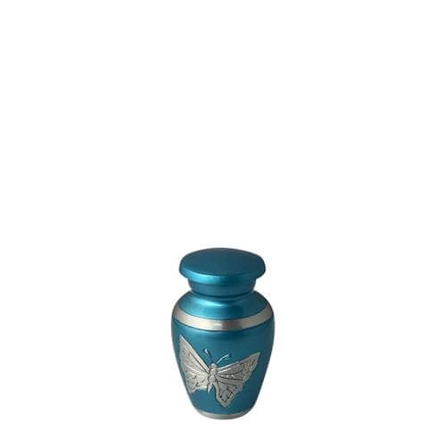 Butterfly Blue Keepsake Cremation Urn