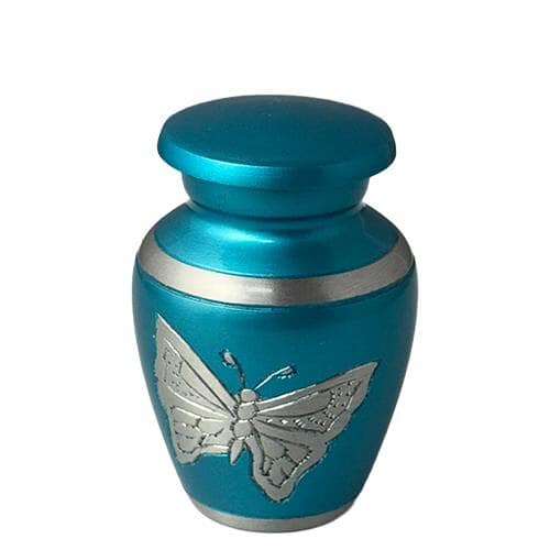 Butterfly Blue Keepsake Urn