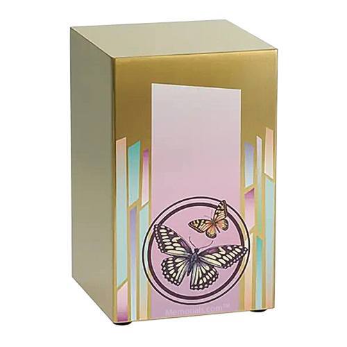 Butterfly Bronze Niche Metal Urn