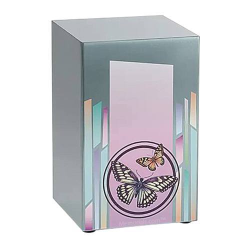 Butterfly Niche Metal Urn