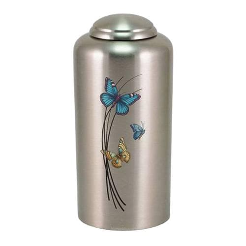 Butterfly Pewter Cremation Urn