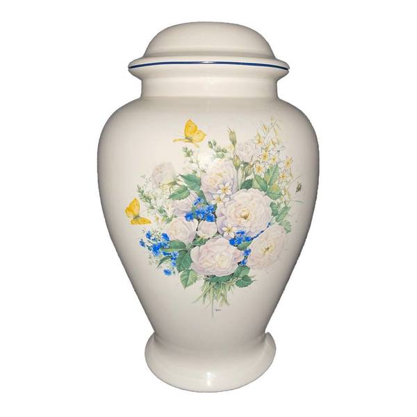 Butterfly Whispers Ceramic Urn
