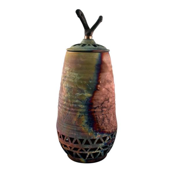 Caballera Raku Cremation Urn