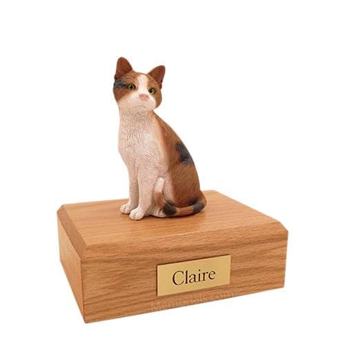 Calico Large Cat Cremation Urn
