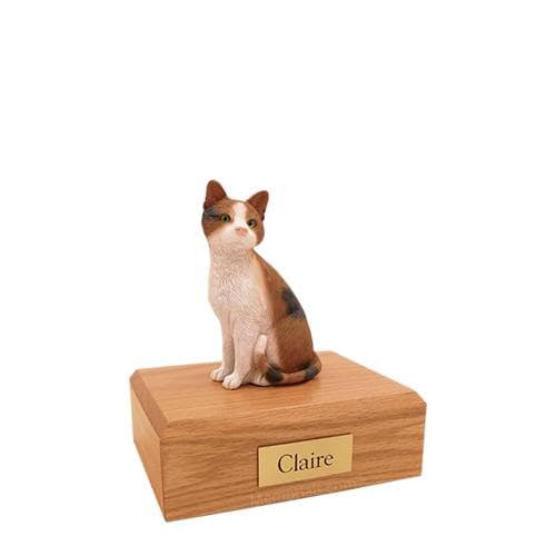 Calico Small Cat Cremation Urn