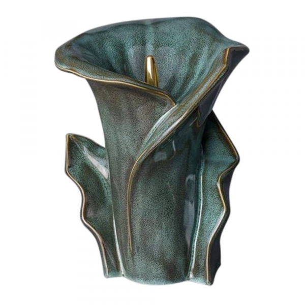 Calla Lily Sage Ceramic Urn