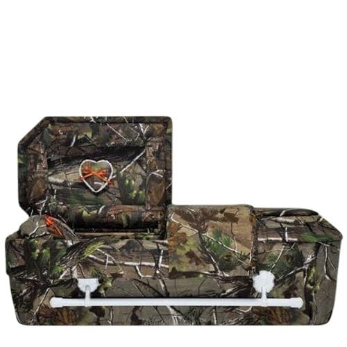 Camouflage Large Child Casket