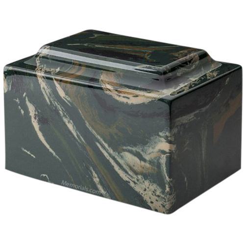 Camouflage Marble Cremation Urns