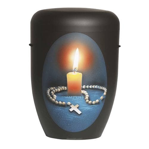 Candle Rosary Cremation Urn