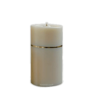 Gold Band Candle Cremation Urn