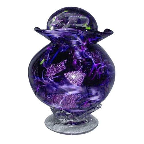 Diochroic Purple Funeral Urn For Two