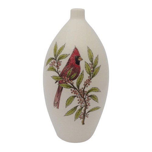 Cardinal Ceramic Cremation Urn