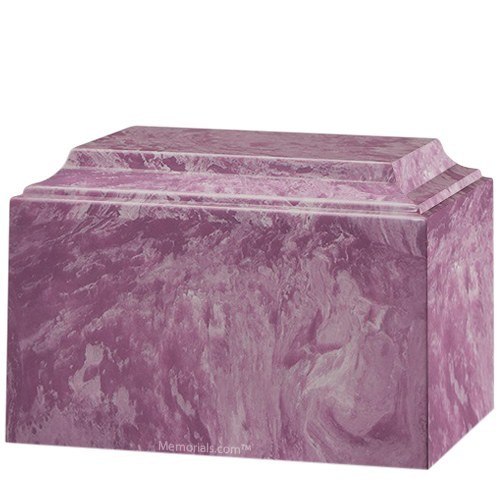 Carnation Cultured Marble Urns