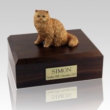 Persian Orange Cat Cremation Urns