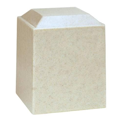 Cathedral White Cultured Cremation Urn Cathedral White Cultured Cremation Urn