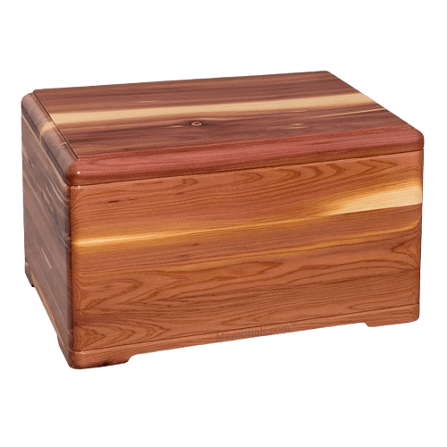 Elegant Cedar Cremation Urn