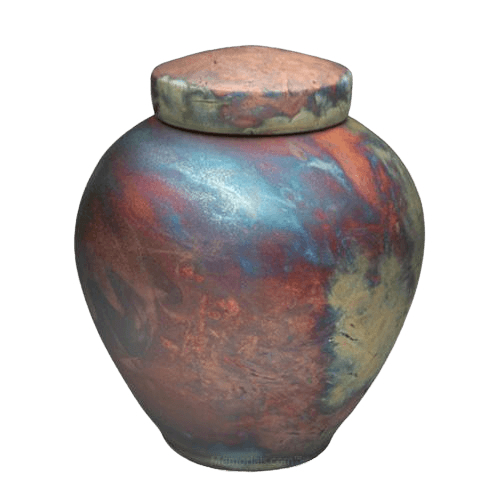 InterRoll Raku Cremation Urn