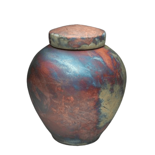 InterRoll Raku Medium Cremation Urn