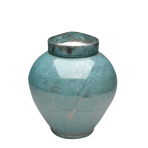 Padoga Raku Small Cremation Urn