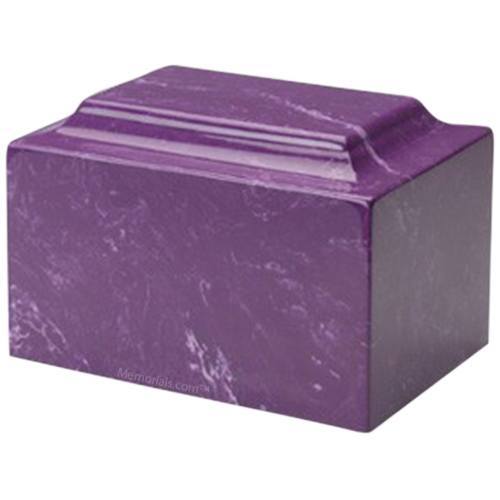 Celtic Cross Amethyst Marble Urn