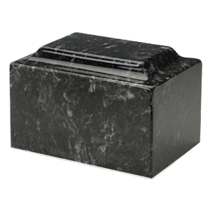 Celtic Cross Ebony Marble Urn