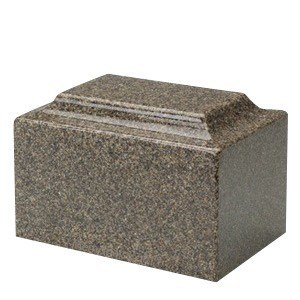 Celtic Cross Kodiak Brown Marble Urn