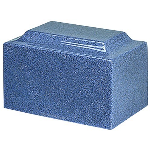 Celtic Cross Paradise Blue Marble Urn