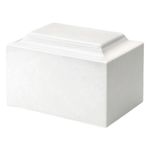 Celtic Cross White Marble Urn
